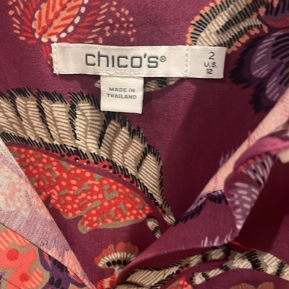 NWT Chicos top size 2 - Picture 5 of 9